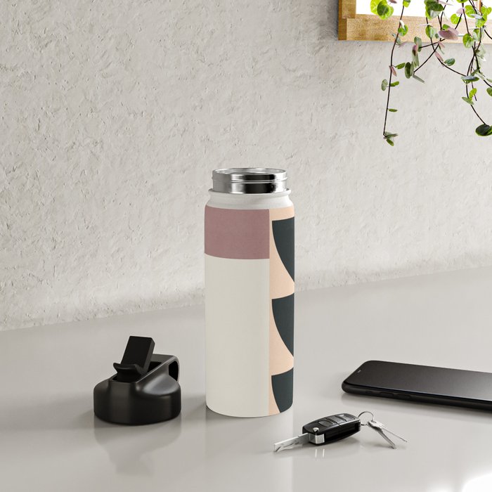 Geometric Shapes 255 Water Bottle Gallery Image 4