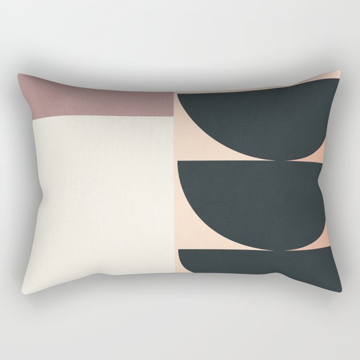 Geometric Shapes 255 Rectangular Pillow Gallery Image 1