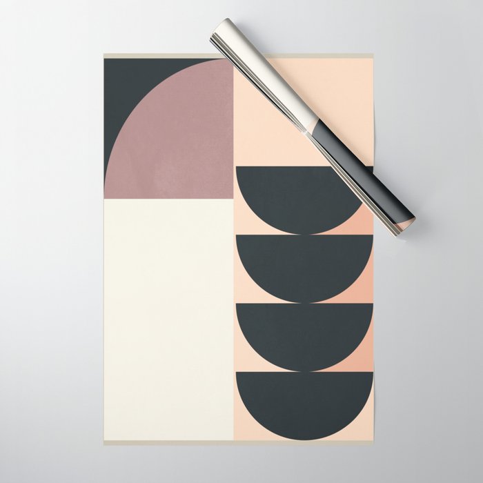 Geometric Shapes 255 Wrapping Paper Gallery Image 1