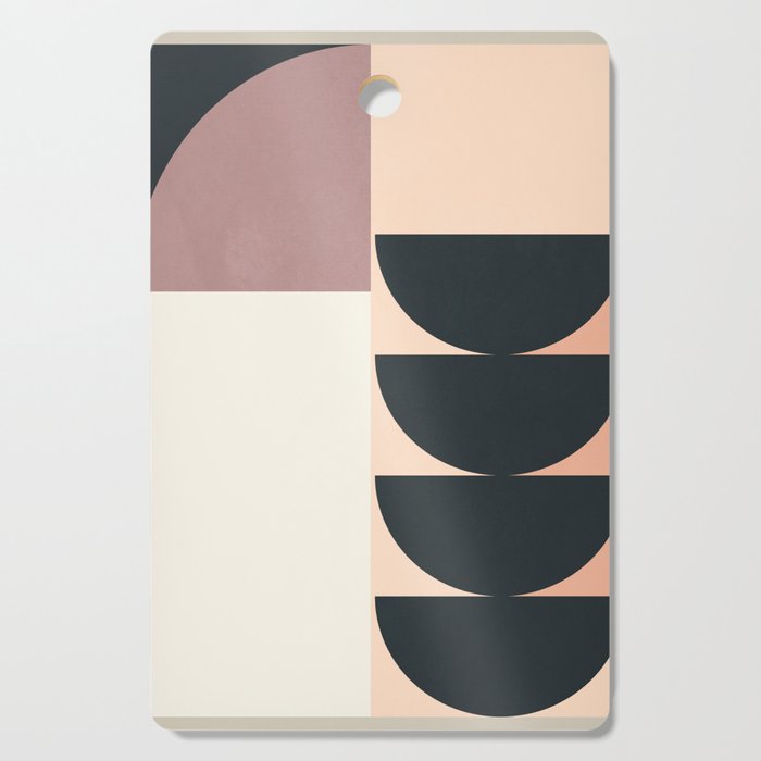 Geometric Shapes 255 Cutting Board Gallery Image 1