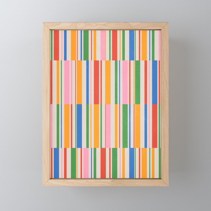 Stripes | PATTERN 01: The Retro Edition Mini Art Print Gallery Image 1