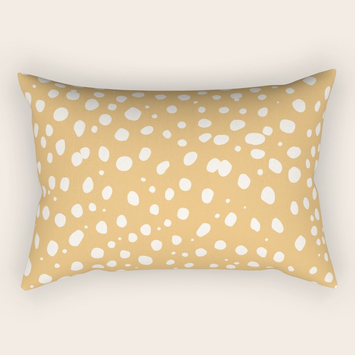 LEOPARD YELLOW Rectangular Pillow Gallery Image 2