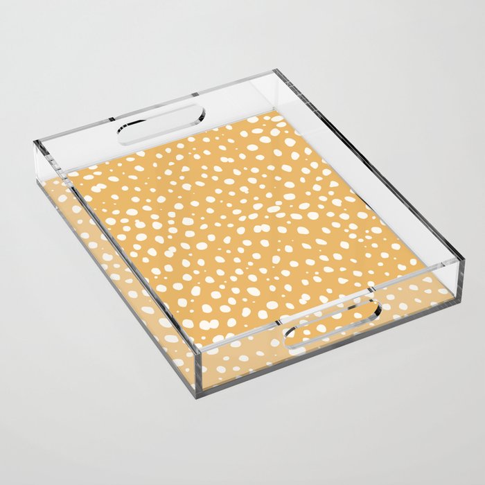 LEOPARD YELLOW Acrylic Tray Gallery Image 1