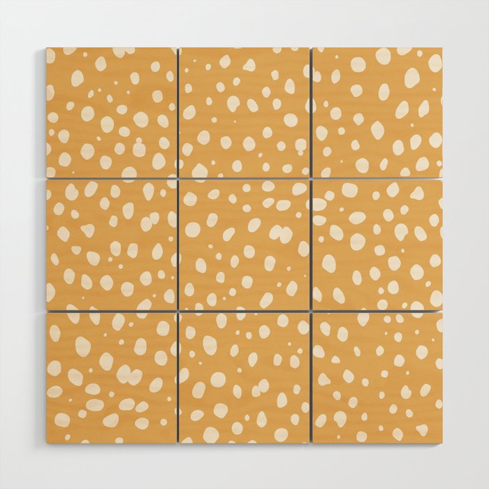 LEOPARD YELLOW Wood Wall Art Gallery Image 1