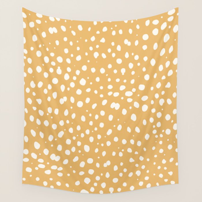 LEOPARD YELLOW Wall Tapestry Gallery Image 4