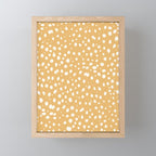 LEOPARD YELLOW Mini Art Print Gallery Image 1