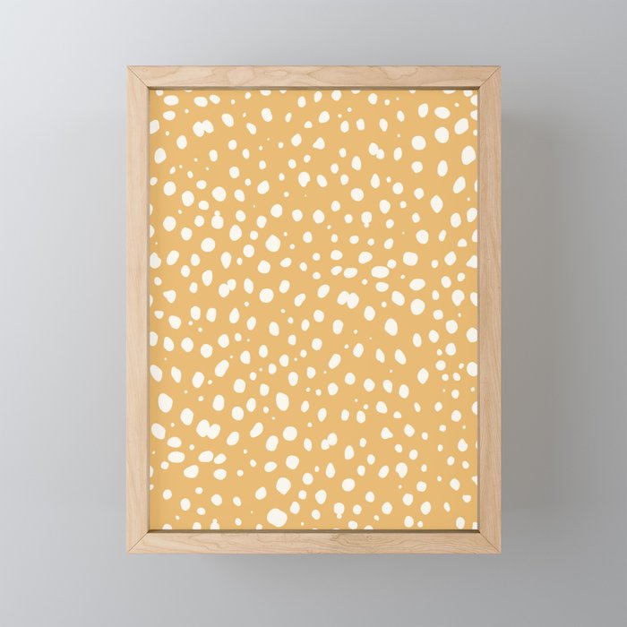 LEOPARD YELLOW Mini Art Print Gallery Image 1