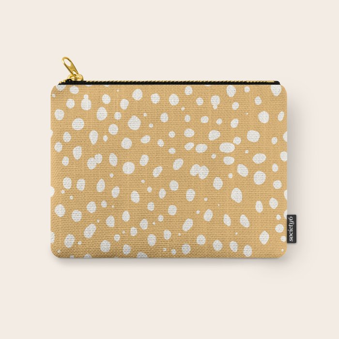 LEOPARD YELLOW Carry All Pouch Gallery Image 1