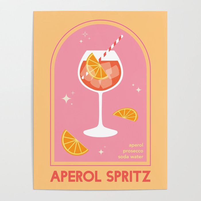 Aperol Spritz Cocktail Poster Gallery Image 4