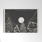 Mountain Trees Dark Welcome Mat Gallery Image 1