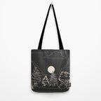 Mountain Trees Dark Tote Bag Gallery Image 2