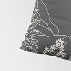 Mountain Trees Dark Pillow Sham Gallery Image 4