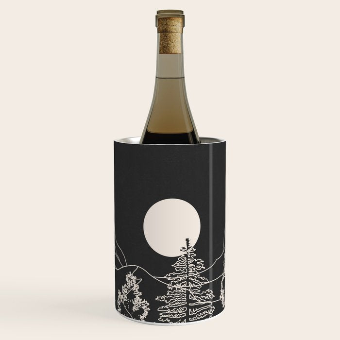 Mountain Trees Dark Wine Chiller Gallery Image 1