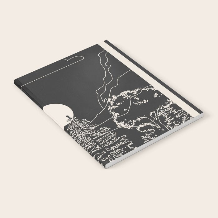 Mountain Trees Dark Notebook Gallery Image 1
