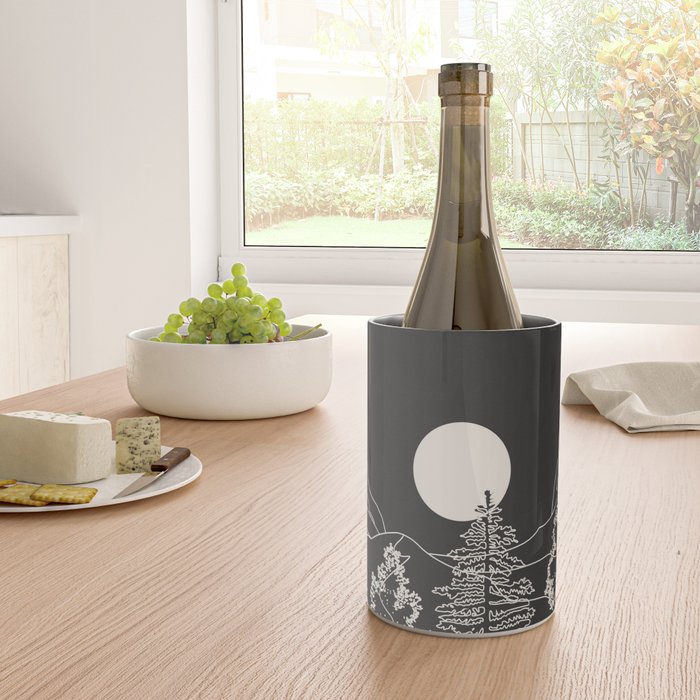 Mountain Trees Dark Wine Chiller Gallery Image 4