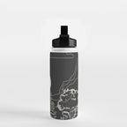 Mountain Trees Dark Water Bottle Gallery Image 2