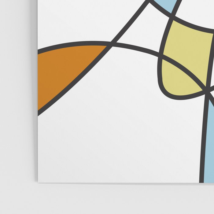 Mid Century Modern Abstract Design Poster Gallery Image 3