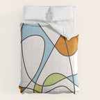 Mid Century Modern Abstract Design Comforter Gallery Image 6
