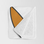 Mid Century Modern Abstract Design Throw Blanket Gallery Image 3