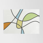 Mid Century Modern Abstract Design Rug Gallery Image 2