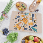 Camping Kit - Orange & Blue Cutting Board Gallery Image 2