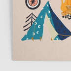 Camping Kit - Orange & Blue Poster Gallery Image 3