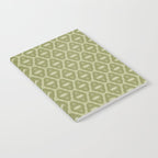Mint Green 1970s Inspired Retro Geometric Pattern Notebook Gallery Image 2