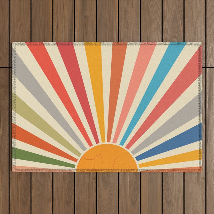 Cat Landscape 46 Outdoor Rug Gallery Image 1