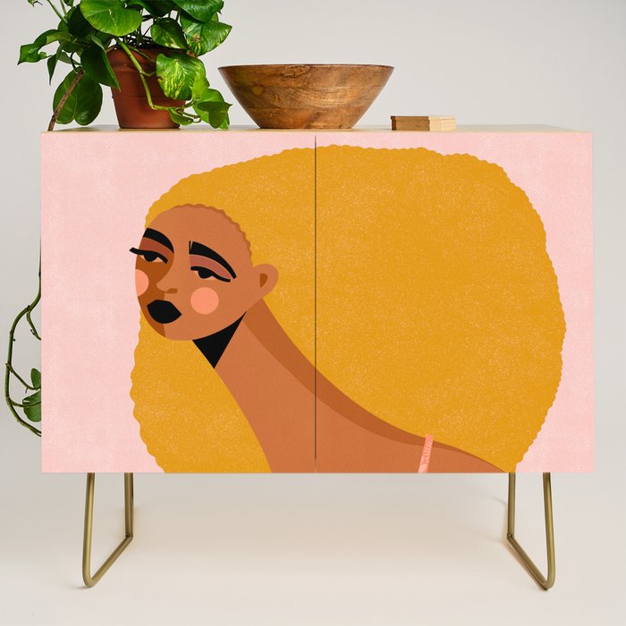 Entering Her Soft Girl Era  Credenza Gallery Image 1