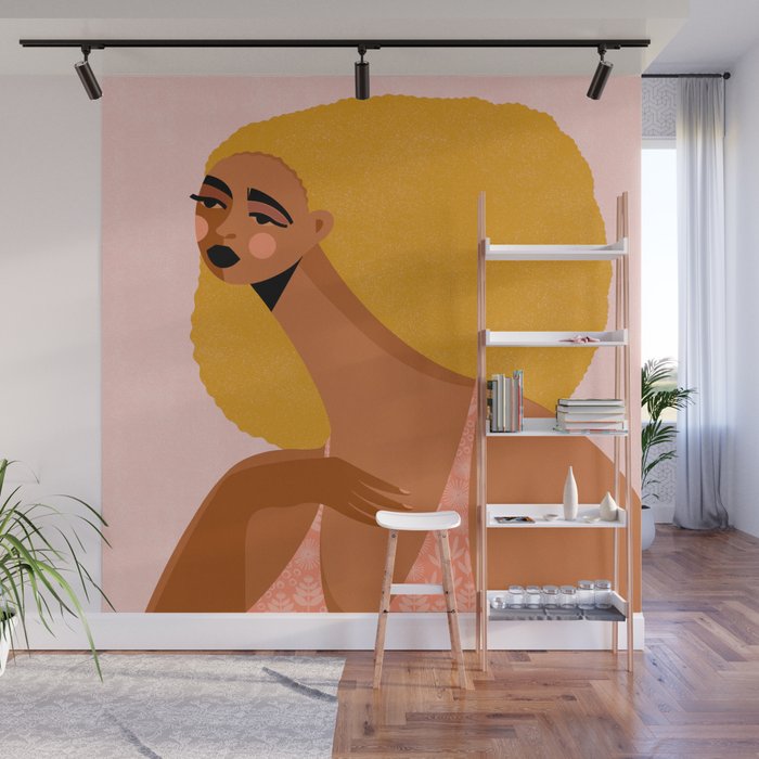 Entering Her Soft Girl Era  Wall Mural Gallery Image 1