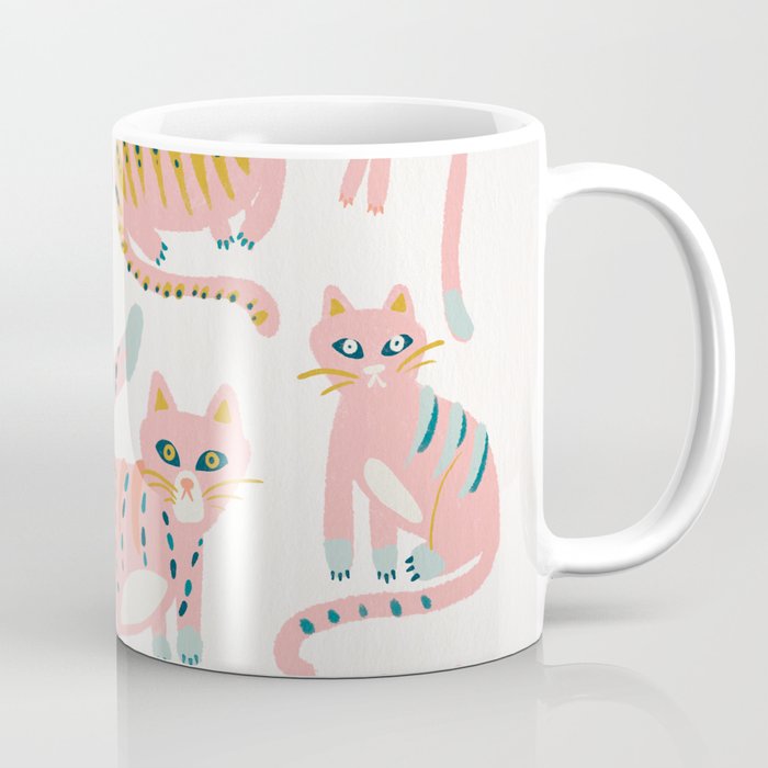 KittyKats - Pink Palette Coffee Mug Gallery Image 1