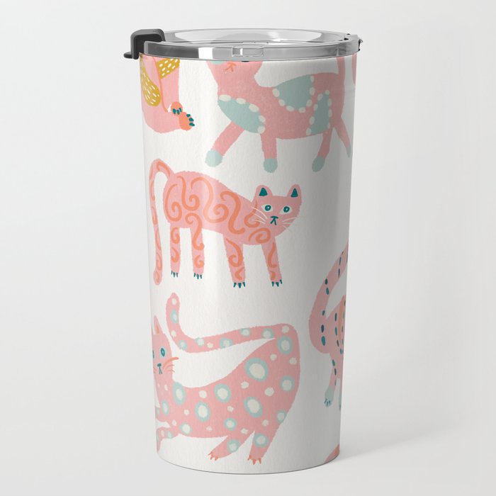 KittyKats - Pink Palette Travel Mug Gallery Image 3