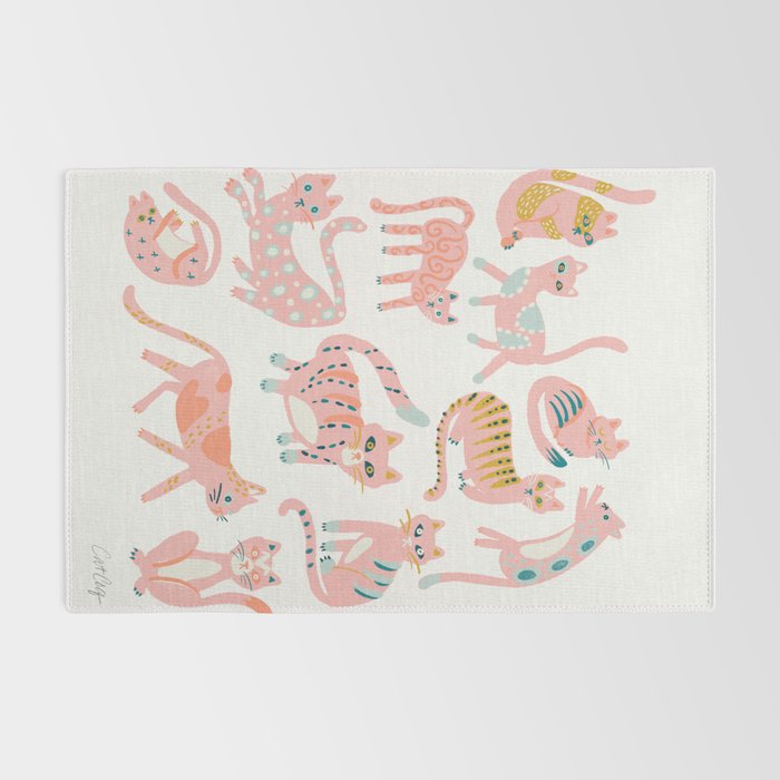 KittyKats - Pink Palette Rug Gallery Image 2