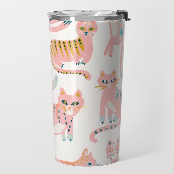 KittyKats - Pink Palette Travel Mug Gallery Image 2
