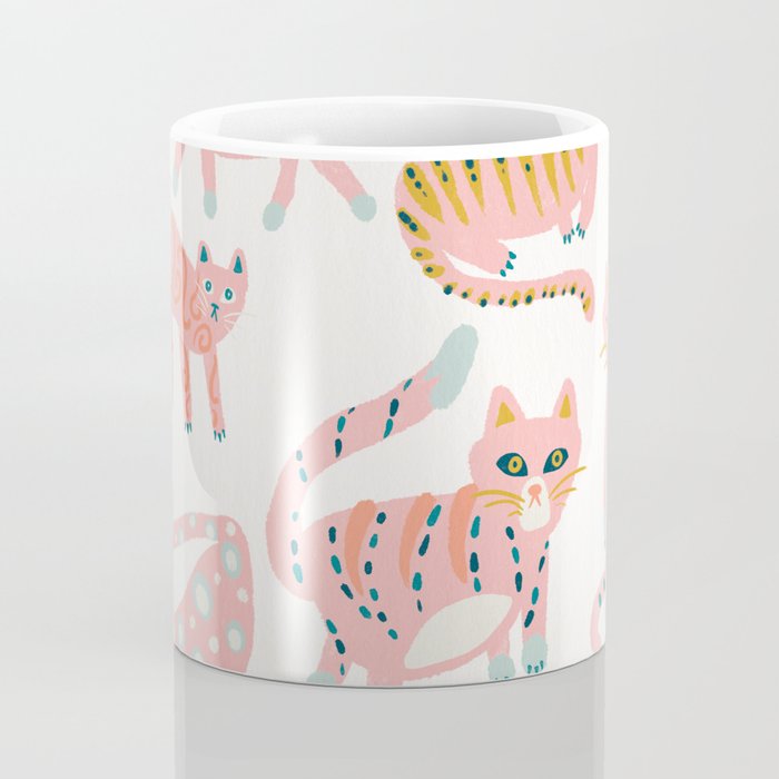 KittyKats - Pink Palette Coffee Mug Gallery Image 4
