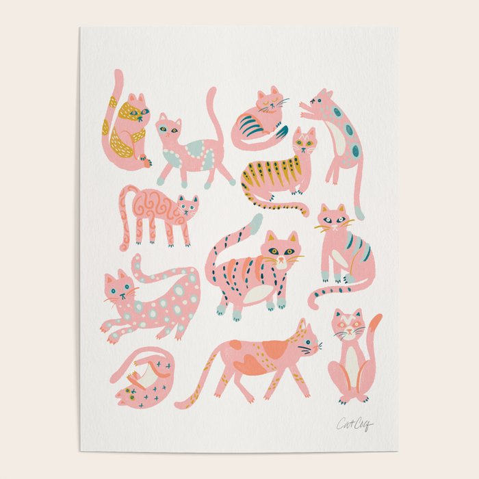 KittyKats - Pink Palette Poster Gallery Image 4