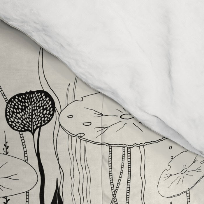 Coral Watercress Pond Comforter Gallery Image 4