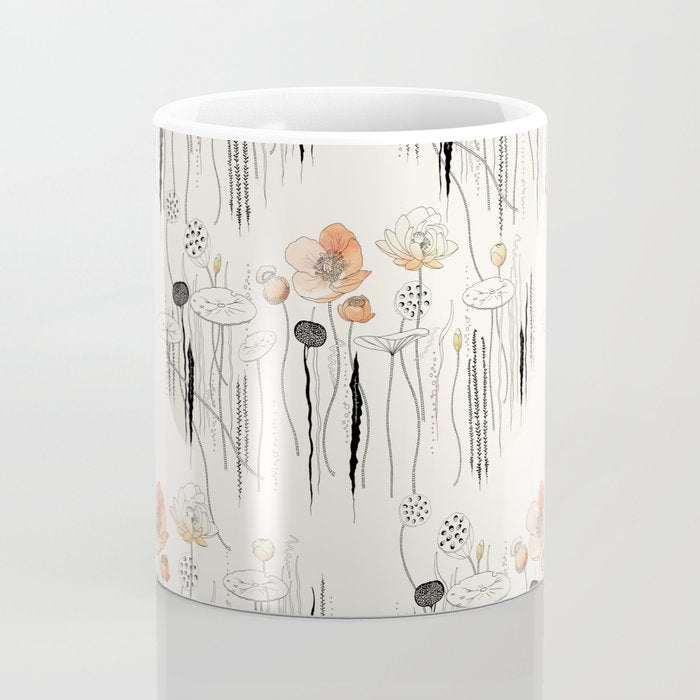 Coral Watercress Pond Coffee Mug Gallery Image 4