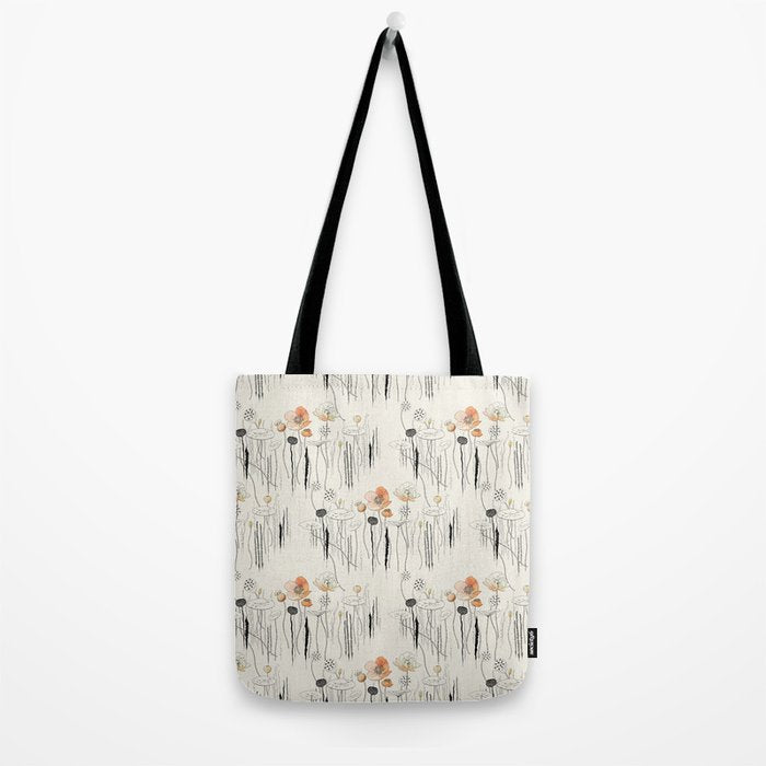 Coral Watercress Pond Tote Bag Gallery Image 2