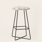 Coral Watercress Pond Stool Gallery Image 1
