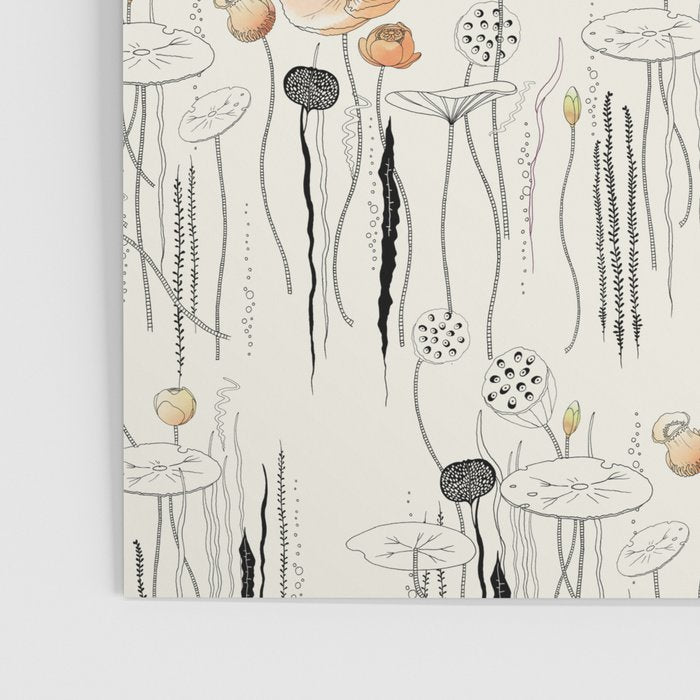 Coral Watercress Pond Poster Gallery Image 3