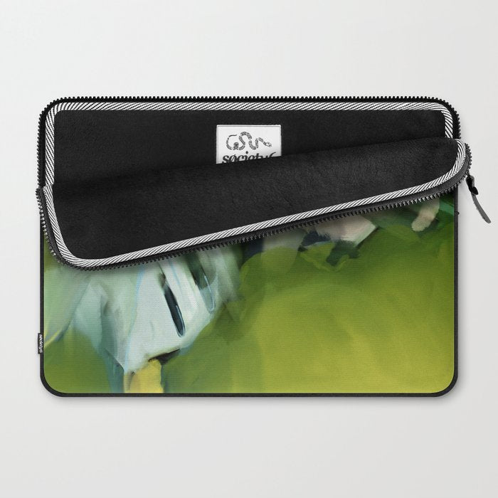 Jungle Abstract Leaves Laptop Sleeve Gallery Image 2