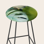 Jungle Abstract Leaves Stool Gallery Image 2