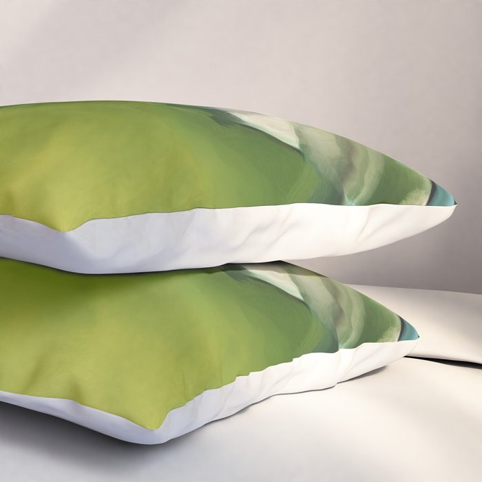 Jungle Abstract Leaves Pillow Sham Gallery Image 3