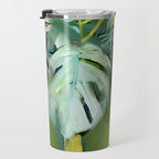 Jungle Abstract Leaves Travel Mug Gallery Image 3