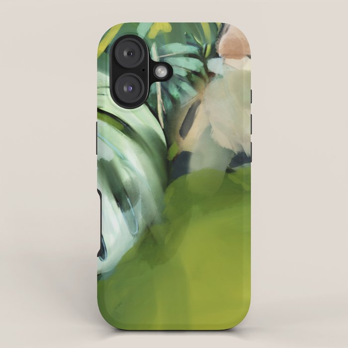 Jungle Abstract Leaves iPhone Case Gallery Image 1