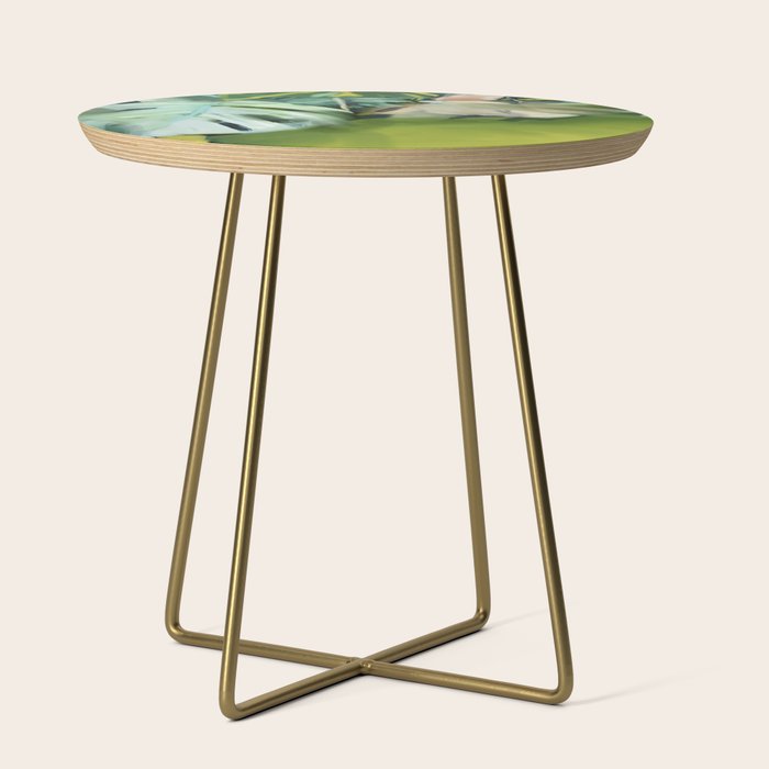 Jungle Abstract Leaves Side Table Gallery Image 1