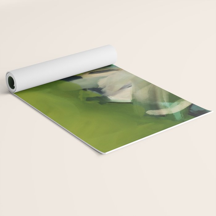 Jungle Abstract Leaves Yoga Mat Gallery Image 2