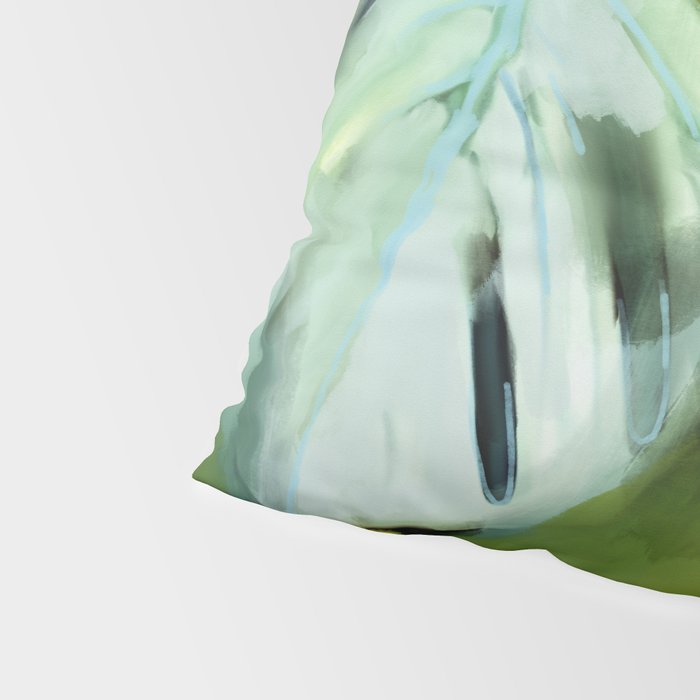 Jungle Abstract Leaves Pillow Sham Gallery Image 4