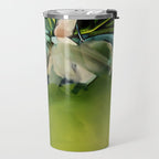 Jungle Abstract Leaves Travel Mug Gallery Image 2
